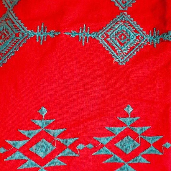 NWT NWT Western Off the Shoulder Embroidered Dress - Picture 4 of 4